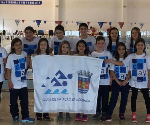 Equipa do Clube de Natação de Alcobaça