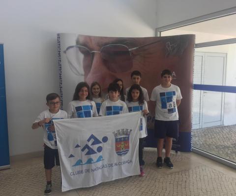 Equipa do Clube de Natação de Alcobaça que nos representou em V Torneio de Natação "Joaquim Padilha" 