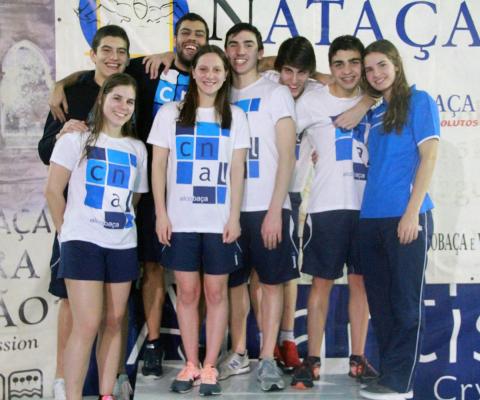 Equipa de juvenis, juniores e seniores que presentou o CNAL nesta edição da Taça