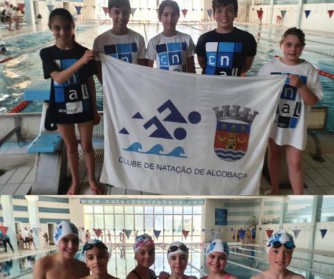 Nadadores do CNAL que participaram 